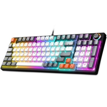 Clavier Gamer - Spirit of Gamer - XPERT K350 - Mécanique RGB - Switchs Marron - 25 Touches Anti-Ghosting