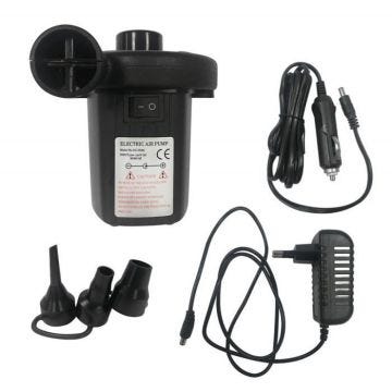 MCTECH Pompe à air électrique Pompe de remplissage rapide Pompe électrique Pompe Blower Air 3 Adaptateurs