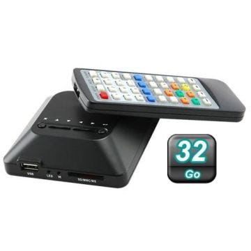 Passerelle Multimédia Full HD 1080P 32 Go HDMI USB Lecteur Carte SD YONIS - Lecteur vidéo, audio et photos