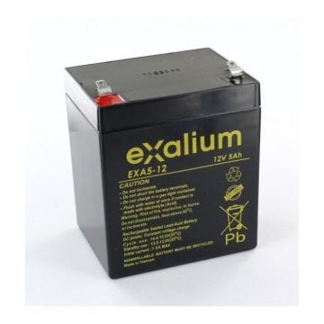 Batterie plomb Exalium 12V 5Ah EXA5-12