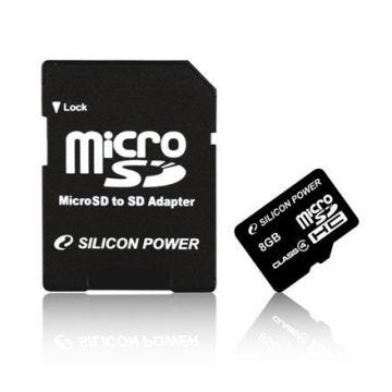 SILICON POWER Carte mémoire microSD SDHC Class 10 - 32 Go