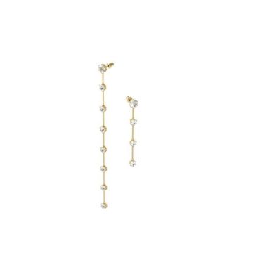 Boucles d'Oreilles femme - SWAROVSKI - Boucles d'oreilles Swarovski asymetriques Constella ton or jaune - Couleur de la matière:Jau