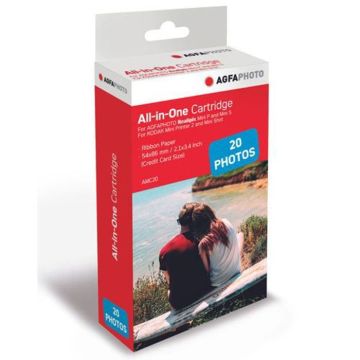 Appareil photo et imprimante AGFA AMC20 Realipix Mini S - 2*3 - 10 MP - Batterie lithium
