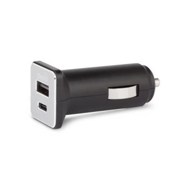 Moshi 99MO022071, Auto, MP3, Téléphone portable, Smartphone, Tablette, Allume-cigare, Surcharge, iPhone, iPad