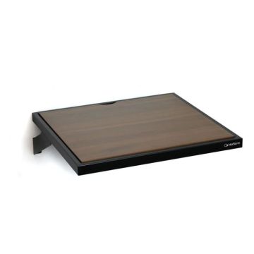 NorStone Esse WS Noir et Noyer - Étagère Mural pour Platine Vinyle - Accessoires pour vinyle
