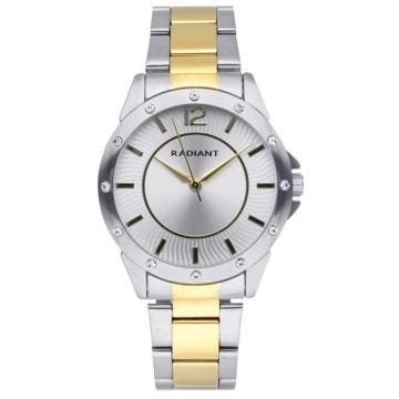 Montre femme RADIANT LEXA RA568202. Fashion. 30. Argent. Rond. Quartz. Analogique. Acier inoxydable. Acier inoxydable. Boucle déplo