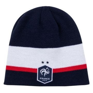 Bonnet FFF - Collection officielle Equipe de France de Football - Taille homme