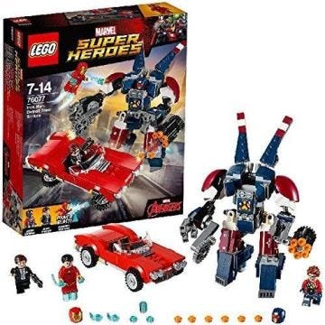 Jouet de construction LEGO - Iron Man Detroit Steel Strikes - 136 pièces - 8 ans et plus