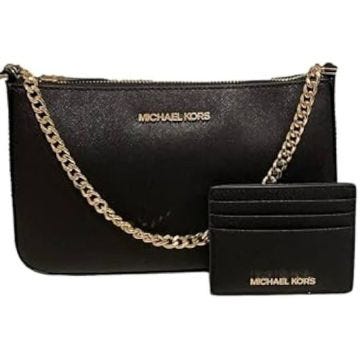 Sac cadeau - Michael Kors - Jet-Set Travel Medium - Cuir - Bandoulière - Noir