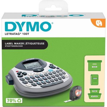 Etiqueteuse DYMO LetraTag LT-100T pour rubans LT 12 mm - Blanc
