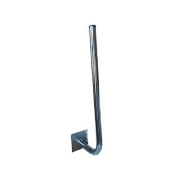 Support Mural Bras Coudé Acier Hauteur 75 cm Déport 25cm Diamètre 38mm Pour Antennes 4G LTE 5G - HD4K