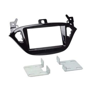 Adaptateur de façade 2-DIN Opel Adam 2013 >/ Corsa (E) noir piano