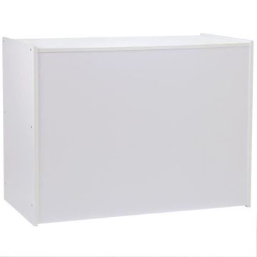 Comptoir de Présentation de Marchandises Blanc - A1200 - Finition stratifiée