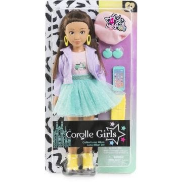 Poupée Mannequin - COROLLE - Luna Fashion Week Paris - 28 cm - 4 accessoires - Senteur vanille - Dès 4 ans
