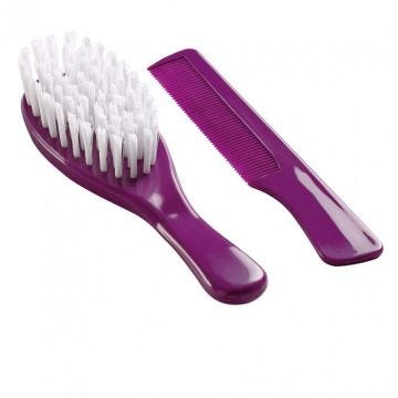 THERMOBABY Brosse et peigne - Prune