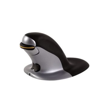 Souris Fellowes 9894501 - Ambidextre - Conception verticale - RF sans fil - 1200 DPI - 270 g - Noir, Gris