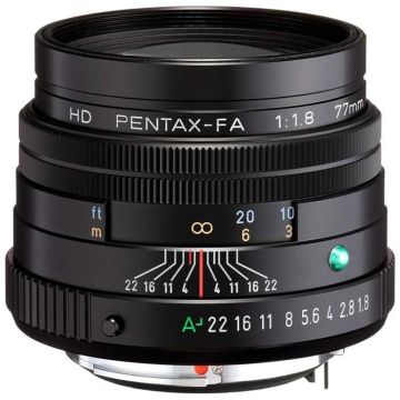 Pentax pour reflex objectif 77mm f/1.8 hd fa limited noir