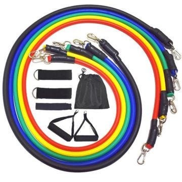 Leytn® Set Bandes de Résistance Élastique Musculation pour Homme Femme Fitness Yoga Façonner