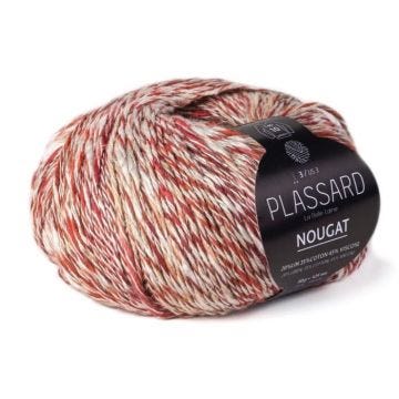 Fil d'été - Plassard - Nougat - Lin, Coton, Viscose - N° aiguille 3, N° aiguille 3,5 - Brique Col. 64