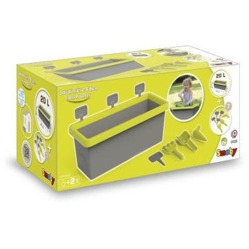 Jardinière Smoby Eden garnie 20L - Accessoires de jardinage et écriteaux