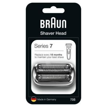 Tête de Rechange - BRAUN - 73S - Pour rasoir électrique Series 7 - Argenté