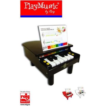 Piano à queue - CLAUDIO REIG - Petit piano en bois - Électronique - 4 mélodies - Économie d'énergie