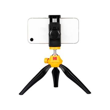 Kodak Smartphone Tripod - Vlogging Trépied/poignée pour smartphones et caméras avec système de fixation à vis ¼