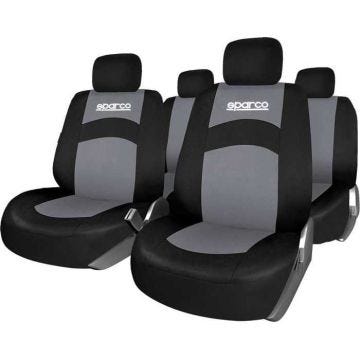 Housse de siège noir / gris jeu complet SPARCO