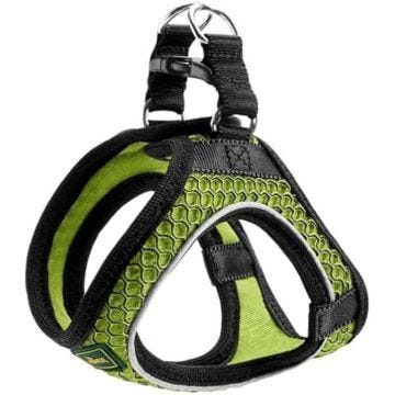 Harnais - HUNTER - Hilo Comfort - XXS-XS - Vert citron - Réfléchissant 3M Scotchlite