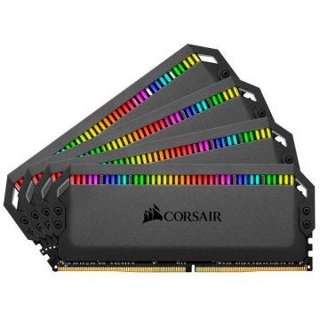 Corsair - Dominator Platinum RGB - 128 Go DDR4 3600 MHz CL18 - Kit Quad Channel