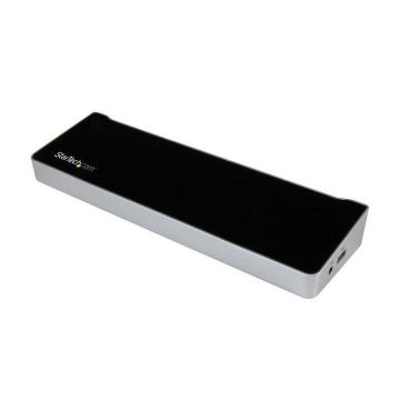 Station d'accueil USB 3.0 - STARTECH.COM - Triple affichage - 4K - Pour ordinateur portable - Noir