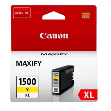 Cartouche d'encre Canon PGI-1500XL Jaune - XL pour MAXIFY MB2050/2150/2155/2350/2750/2755