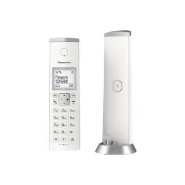 Panasonic KX-TGK212SP Téléphone sans fil avec ID d'appelant DECT blanc