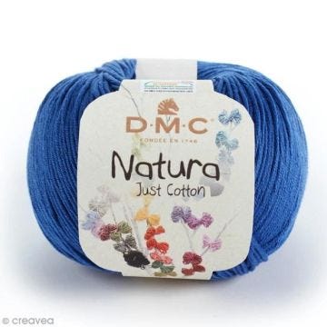 Fil DMC Natura - 50 gr Fil à crocheter ou à tricoter Natura Just cotton de DMC: 50 gr, soit environ 155 mètres100% cotonCouleur: