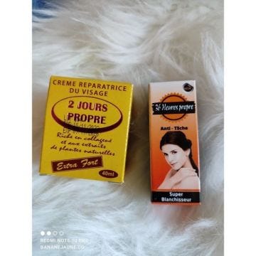 Crème visage 2 jours propre et serum 36h plus