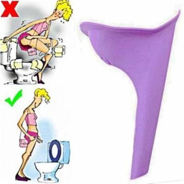 Urinoir Portable Voyage Randonnée Femme Reutilisable Trekking Urinal en Silicone