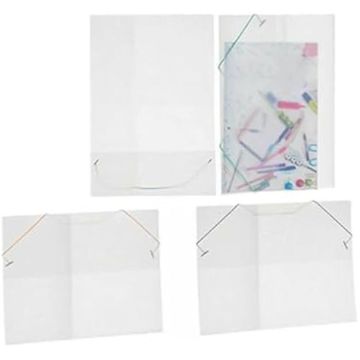 Pochettes transparentes - PINCELLO - Lot de 12 - 1 x 26 x 35,5 cm - Multicolore - Plastique
