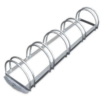 Râtelier vélos à 5 places parallèles, Lot de 24 pièces.