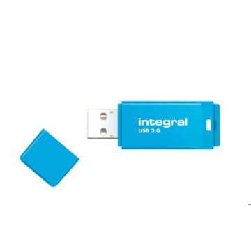 integral cle usb 3.0 neon bleue 128gb 20mb/s en