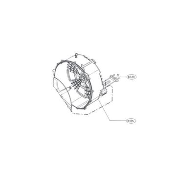 Demi cuve arrière - Lave-linge LG - Blanc - Filtre