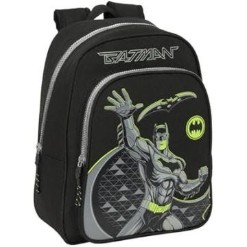 Sac à dos scolaire - SAFTA - BATMAN GAME OVER - Confortable - Polyvalent - Noir