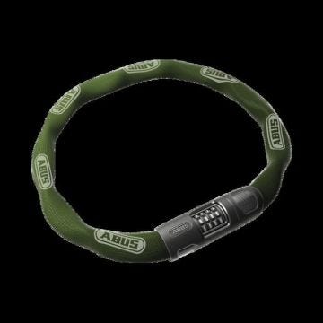 Antivol chaîne ABUS 8808C/85 - Vert - Acier trempé - Vélo loisir