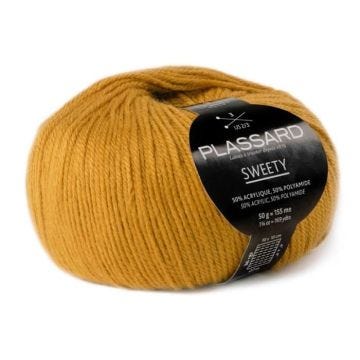 Laine Enfant / Layette - PLASSARD - Sweety Ocre (44) - Acrylique - Polyamide - N° aiguille 3