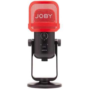 Microphone - Joby - Wavo Pod JB01775 - Dynamique - Filaire - Noir et Rouge