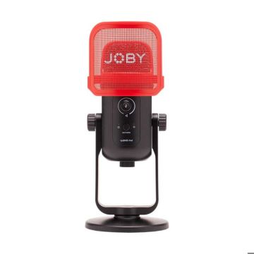 Microphone - Joby - Wavo Pod JB01775 - Dynamique - Filaire - Noir et Rouge