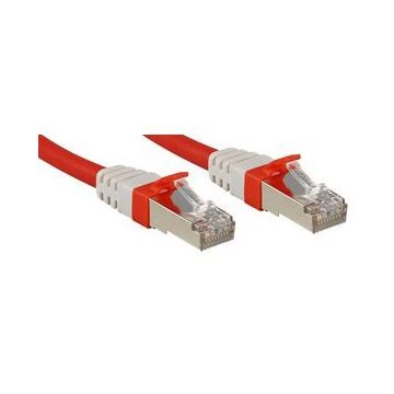 LINDY Câble réseau patch cat.6A S/FTP PIMF Premium - Cuivre - 10 Gbit - 500Mhz - LSOH - 20m - Rouge