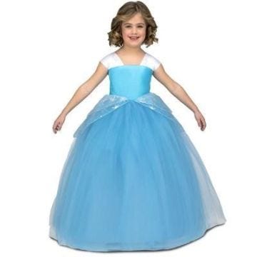 Déguisement Princesse Élégante Bleue Fille - Conte de Fées - NO NAME - Princesse - Polyester - Normes UE