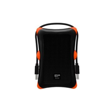 Boitier Disque Dur Externe ou SSD Housee Coque Antichoc 2.5" SATA (max. 7 mm), Silicon Power