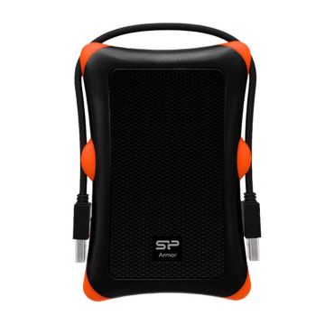 Boitier Disque Dur Externe ou SSD Housee Coque Antichoc 2.5" SATA (max. 7 mm), Silicon Power