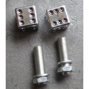 fixation de plaque dé chrome x2 voiture americaine us